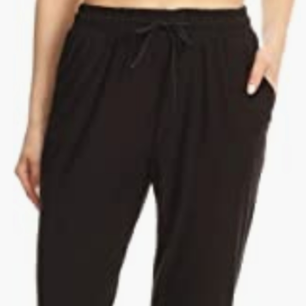 Leggings Depot Black Joggers Women's Size Medium Workout Lounge Relax Active - Picture 7 of 9